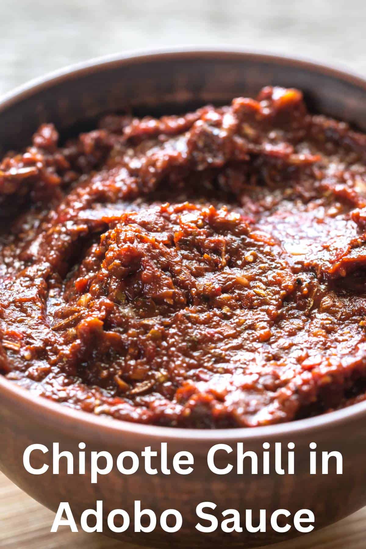 Ingredients of a Mexican grocery list - chipotle chili in adobo sauce
