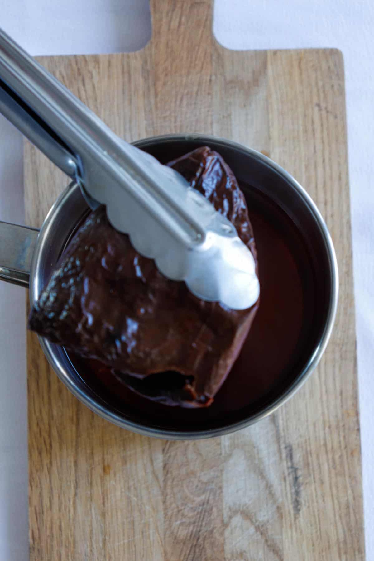 Ground Pork Tacos Mexican Recipe-softened chili ancho.jpg