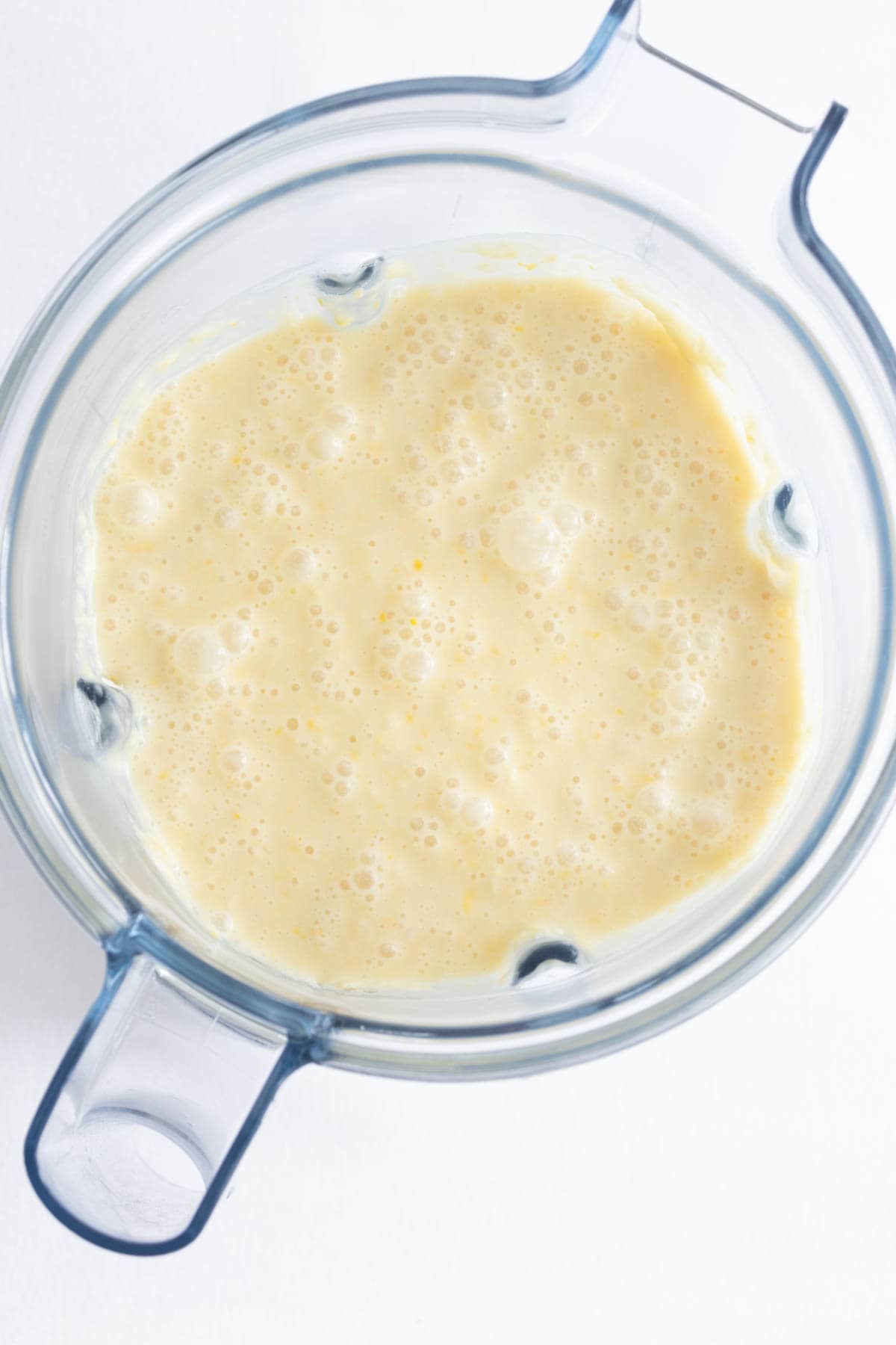 Pan de Elote blended ingredients