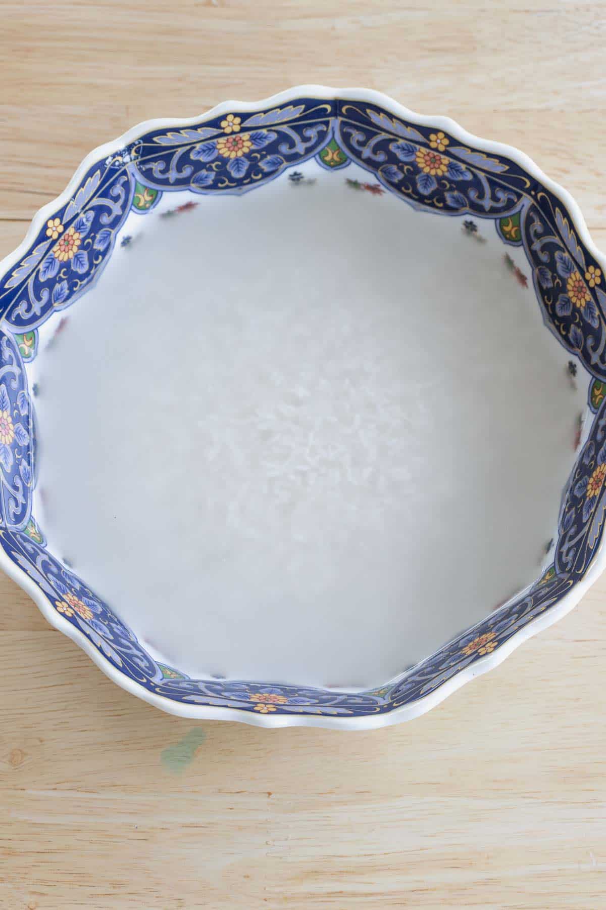 Red Mexican rice recipe, soaking rice