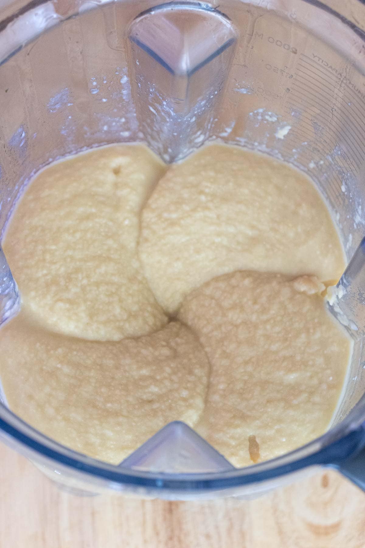 Spicy Hummus with Habanero - first blend of chickpeas