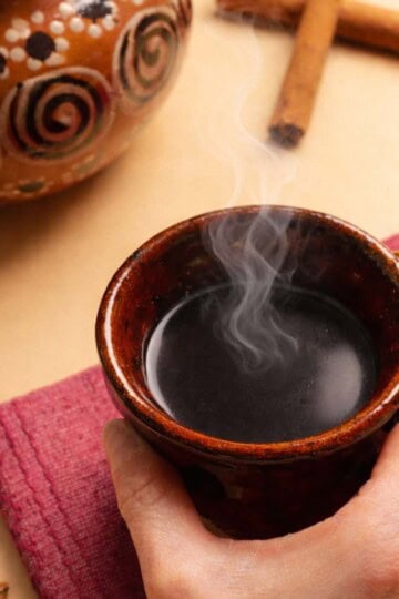 Cup of Mexican Coffee (café de olla )